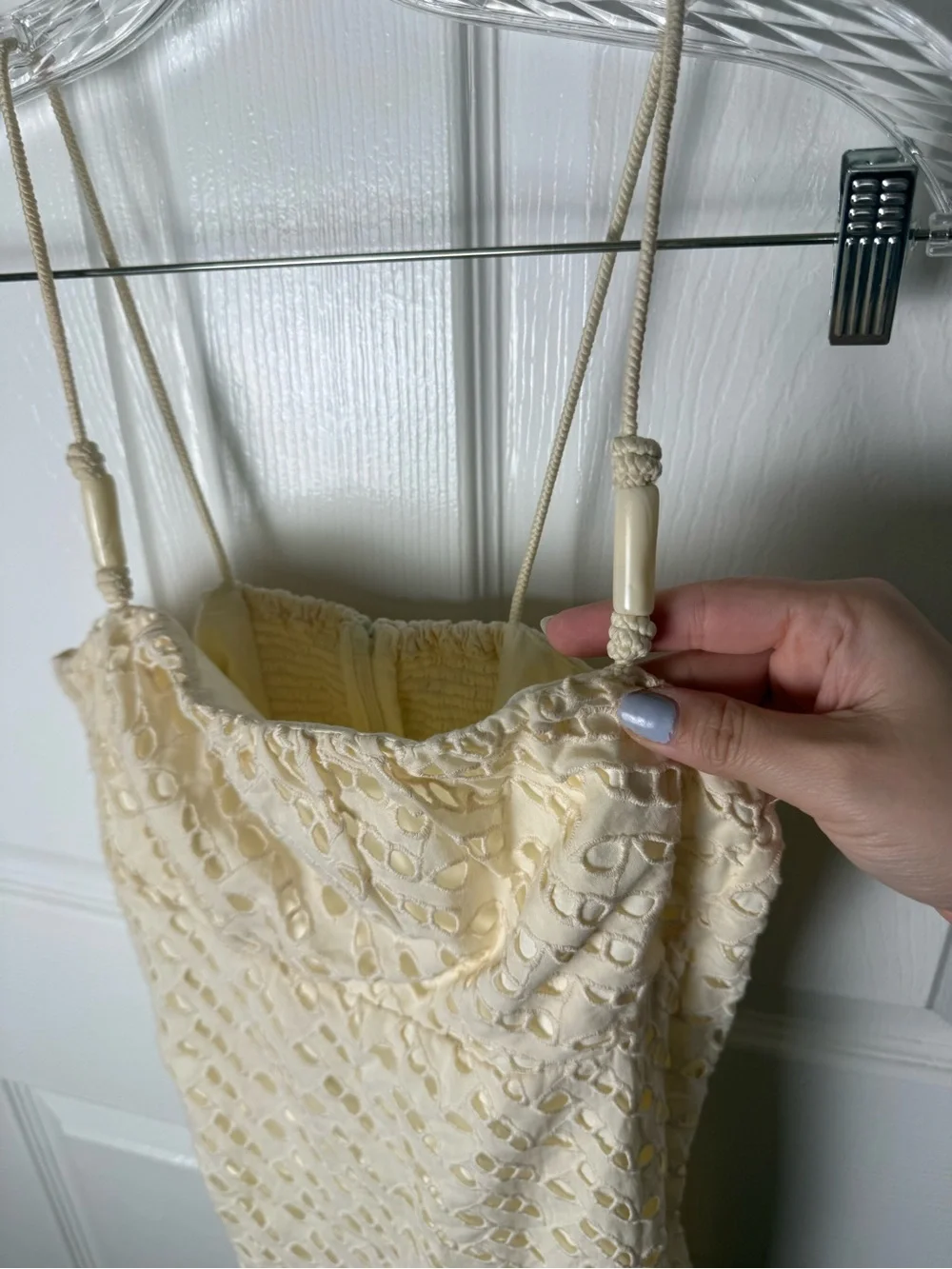 ViX Paula Hermanny Eyelet Venice Short Dress S - Picture 3 of 8
